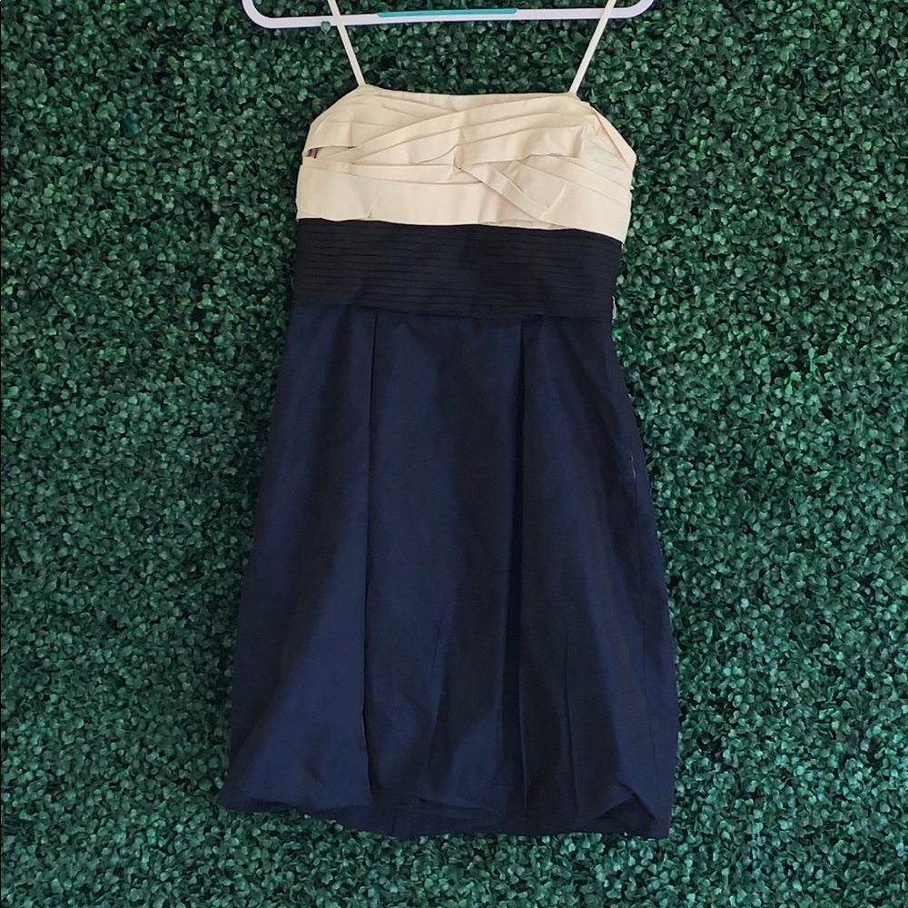 BCBMAXazria  navy blue sleeveless dress